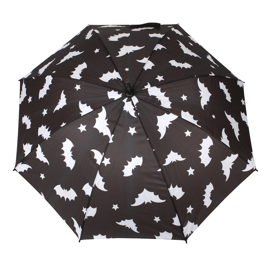 Gothic Bat and Spiderweb Umbrella